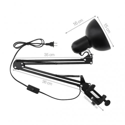 Lámpara de escritorio de metal Ajustable Luxurv MT-800 - Imagen 3